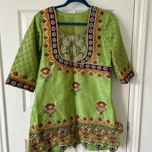 Green kurti - top only